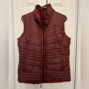North Face reversible puffer vest